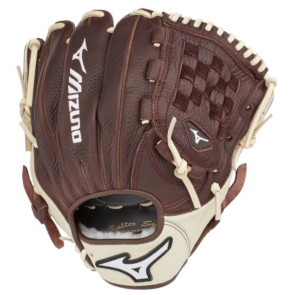 Luva Baseball Mizuno Franchise Series Infield 11" - Mulher - Cafes/Prateadas - IYCXA3709